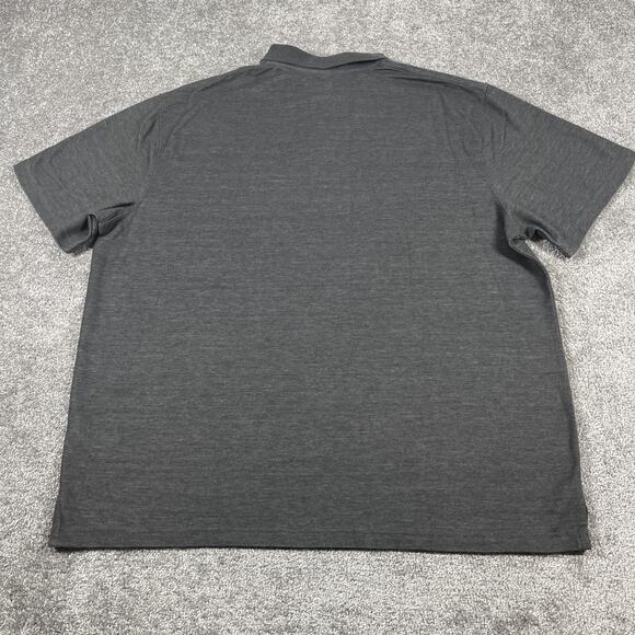 Carhartt Polo Shirt Mens XXL Loose Fit Workwear Pocket Short Sleeve Gray2XL - Picture 5 of 8